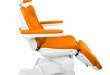 Fotel kosmetyczny ELEKTR. AZZURRO 870 pomarańczowy